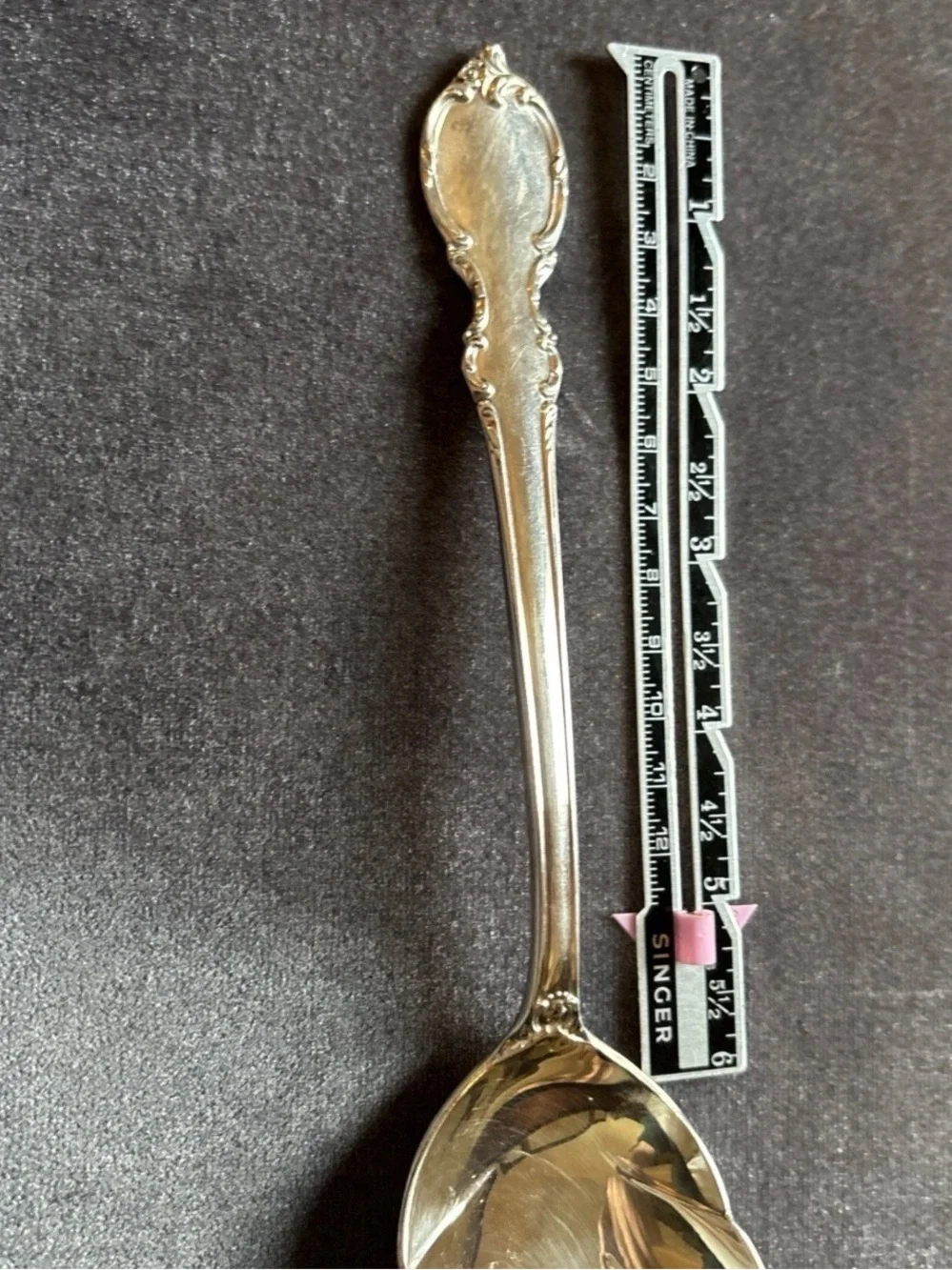 Vintage 1847 Rogers Bros. Reflection Silver-Plated Serving Spoon